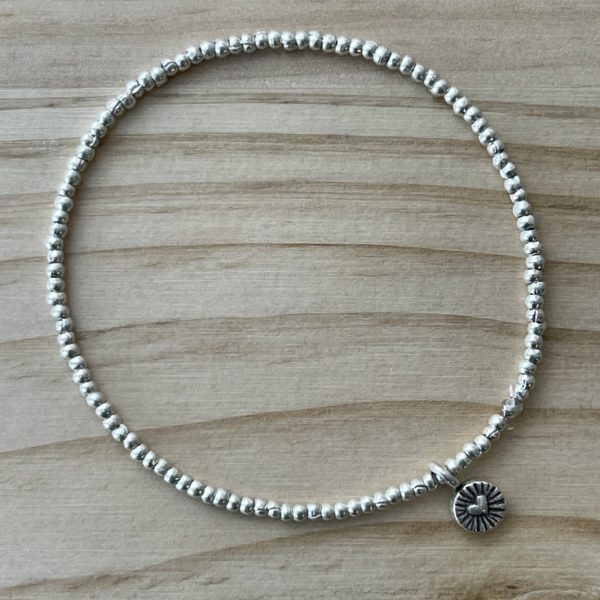Silver Bead Bracelet 925 (S)